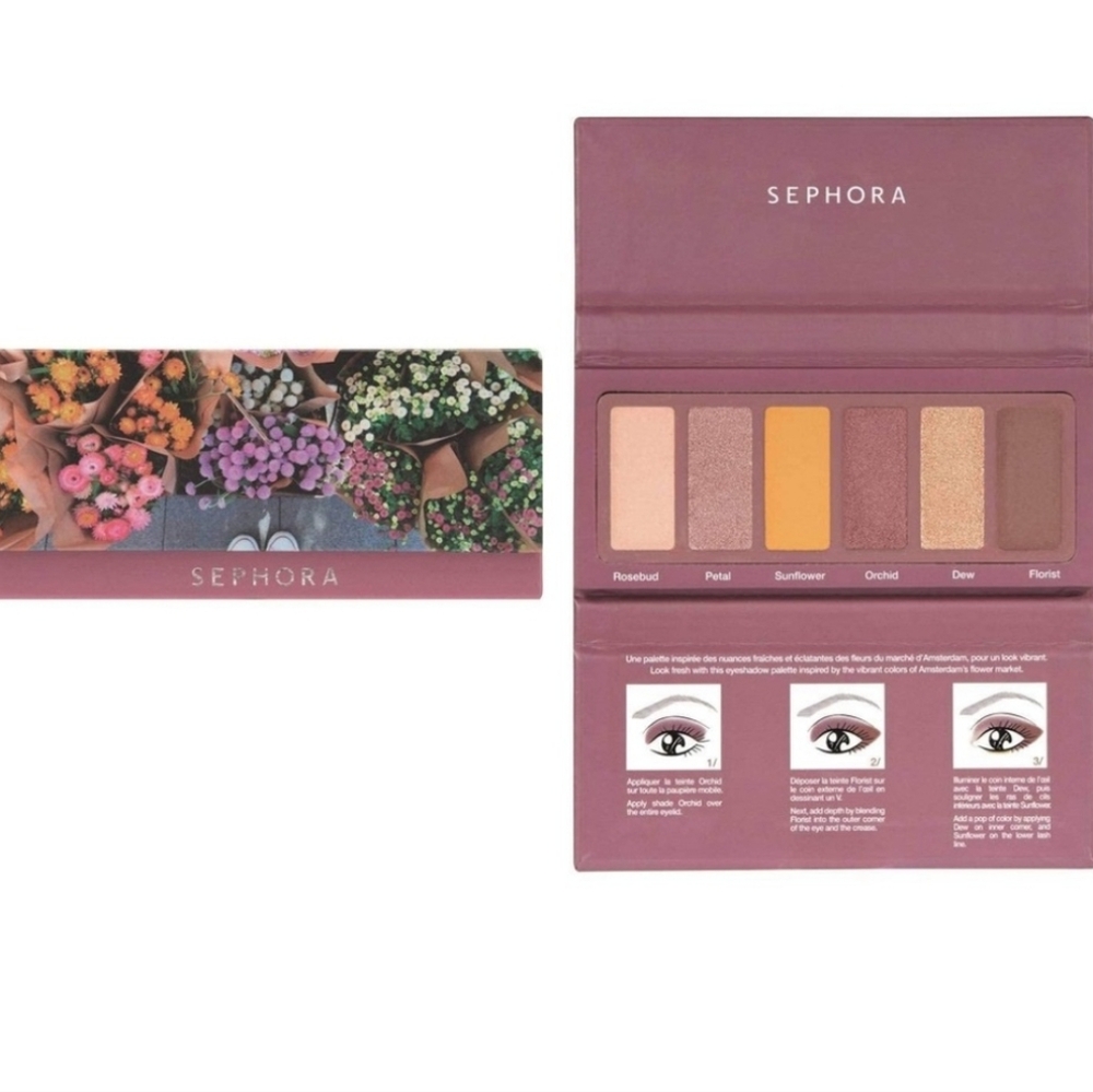 Sephora #Eyestories Fresh Florals 6 In 1 Palette